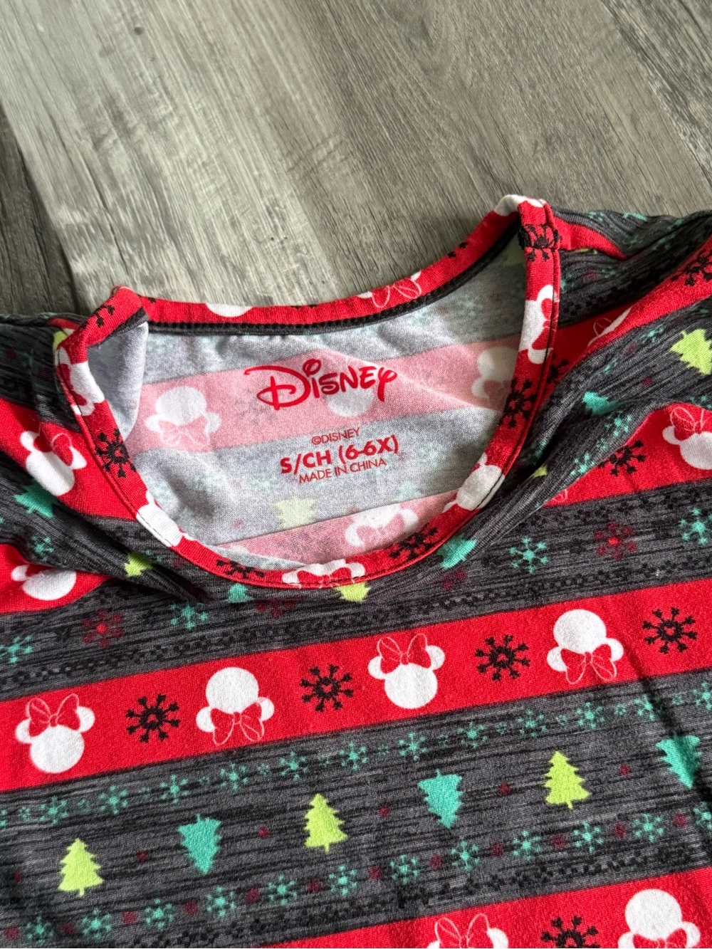 Disney Girls Minnie Mouse Holiday Dress size 6-6x - Picture 3 of 4